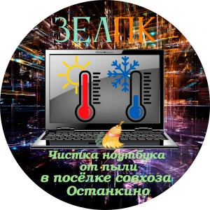Чистка ноутбука от пыли в посёлке совхоза Останкино Услуга «Чистка ноутбука от пыли» в посёлке совхоза Останкино от частного выездного компьютерного мастера